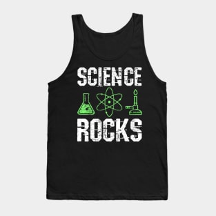 Science Rocks T-Shirt Biology Chemistry Physics Teacher Tank Top